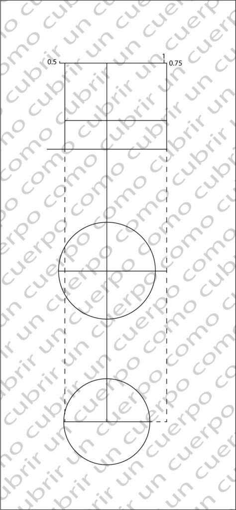 Corrección de la línea de cintura con subidas de 1 cm y 0,5 cm y entrada lateral de 0,75 cm