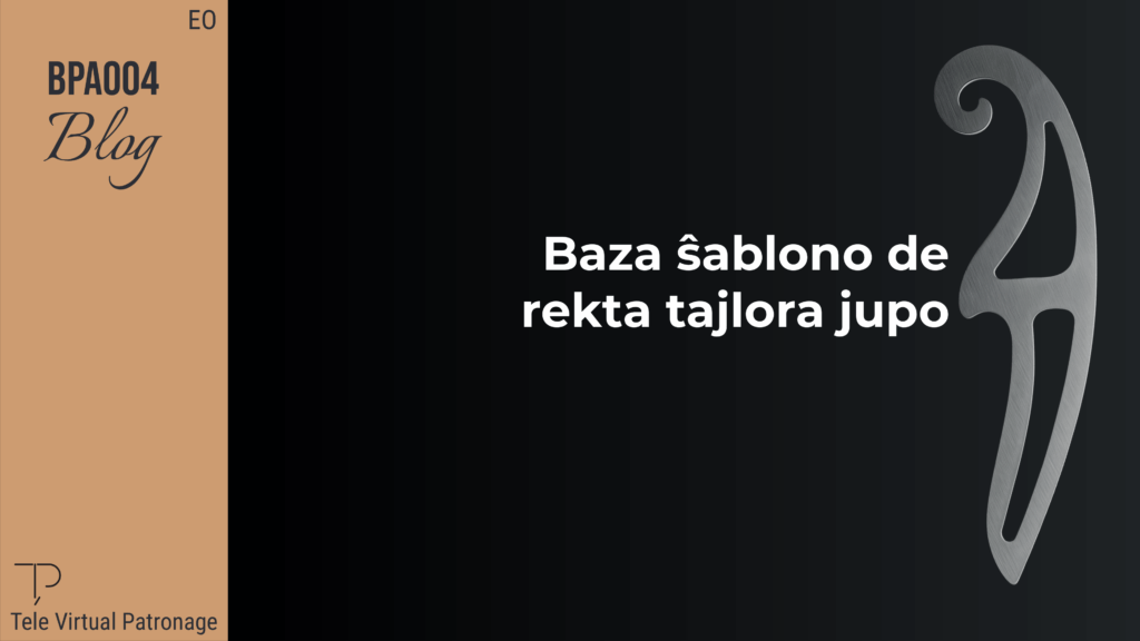 Kovrilo de “Baza desegno de rekta tajlorojupo” kun metala kurvilino