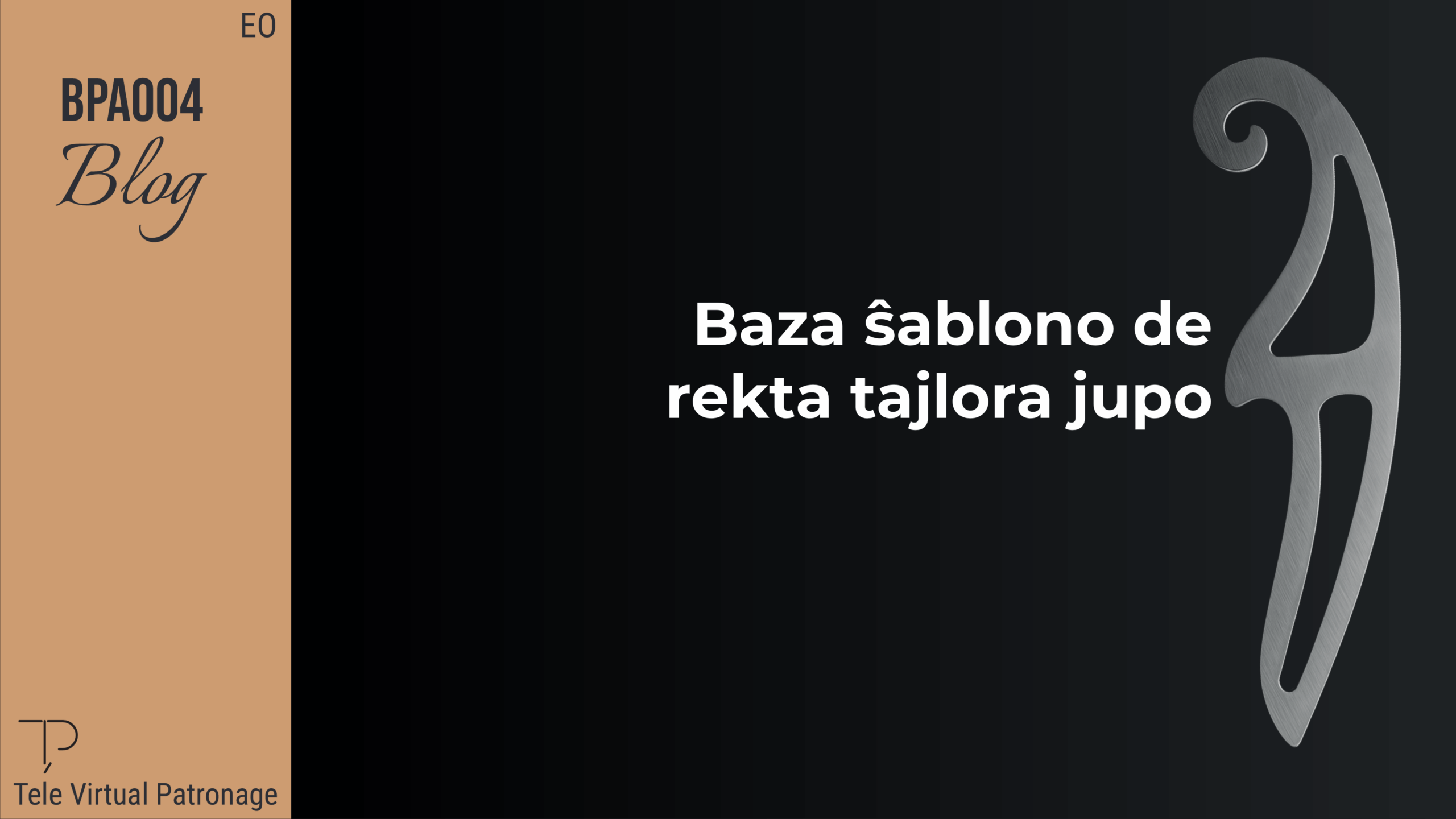 Kovrilo de “Baza desegno de rekta tajlorojupo” kun metala kurvilino