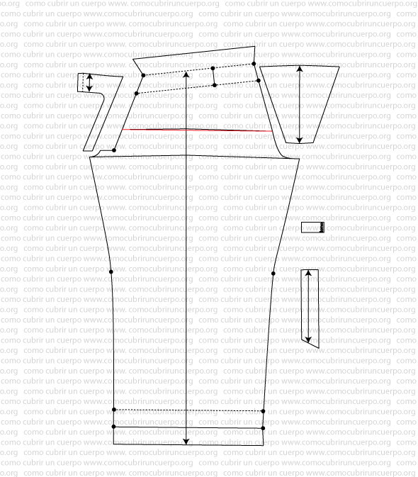 Apertura de bolsillos bajos sobre la línea de cadera en el pantalón tejano