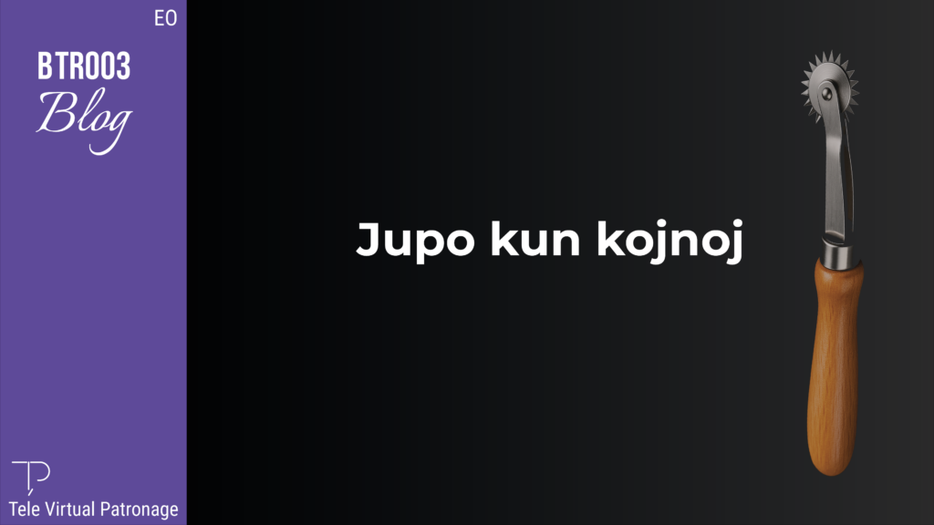 Transformo de la bazŝablono en jupo kun kojnoj