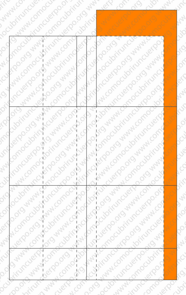Ampliación del área de pecho en el patrón del corsé femenino a partir del corsé masculino
