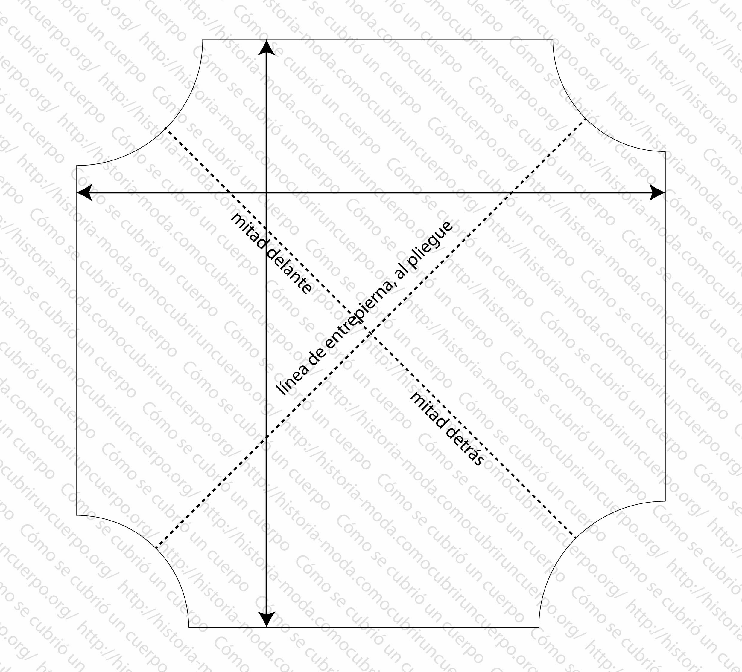 Patrón completo del sarouel de patrón cuadrado listo para corte