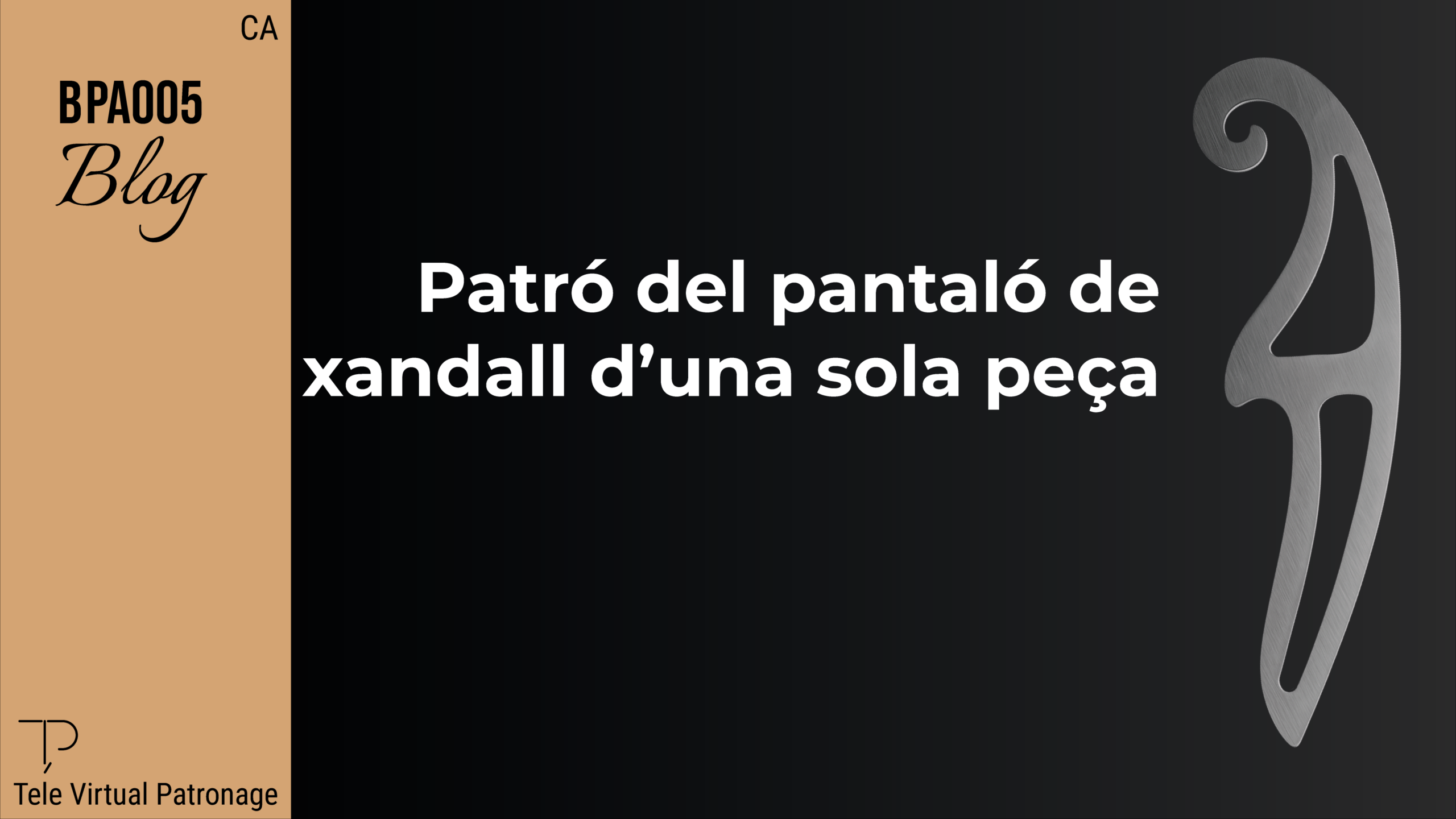 Caràtula del patró del pantaló xandall d’una sola peça