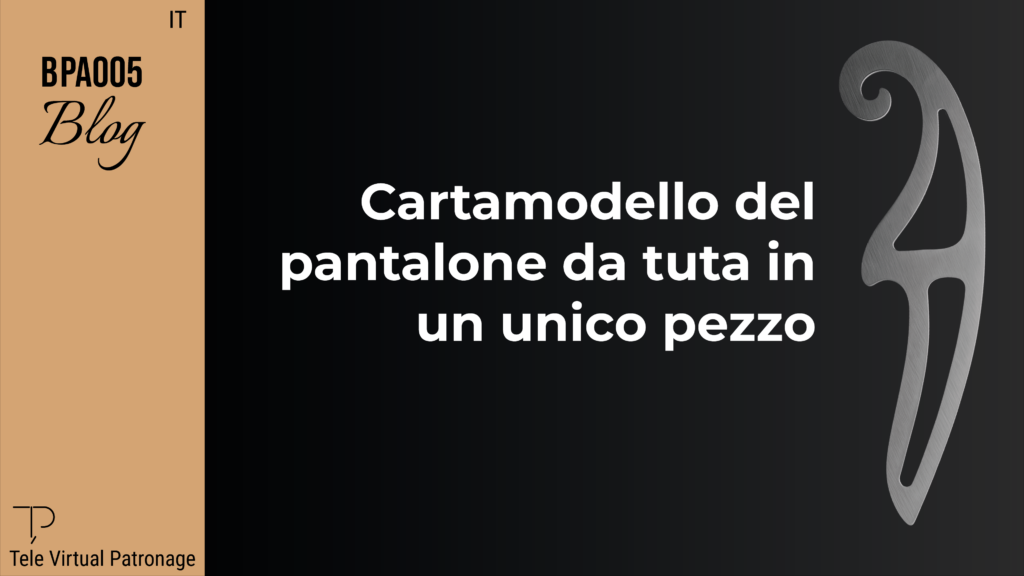 Copertina del cartamodello del pantalone tuta in un unico pezzo