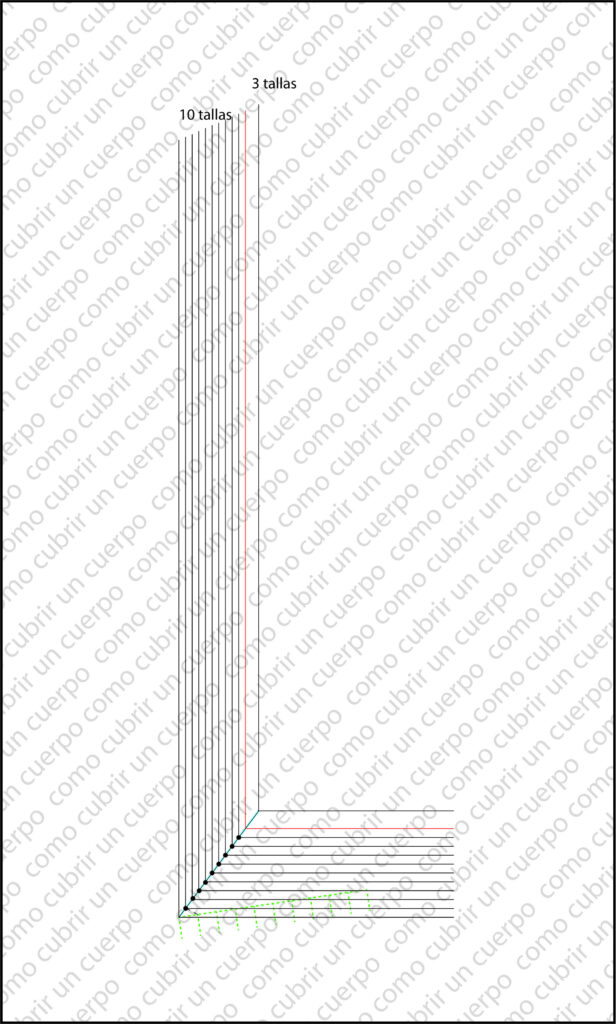 División exacta de una entretalla aplicando el Teorema de Tales