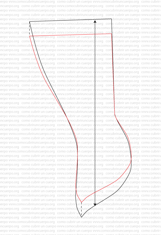 Patrón de bóxer con gradación vertical aplicada mediante multiplicador en el eje Y