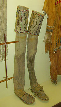 Leggings tradicionales usados por nativos americanos