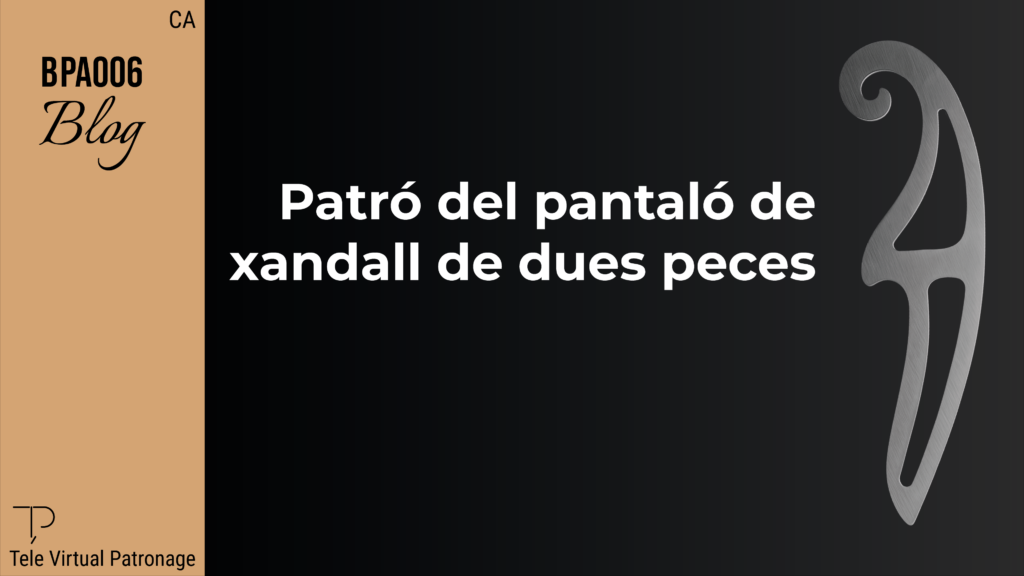 Imatge de portada del patró del pantaló xandall de dues peces