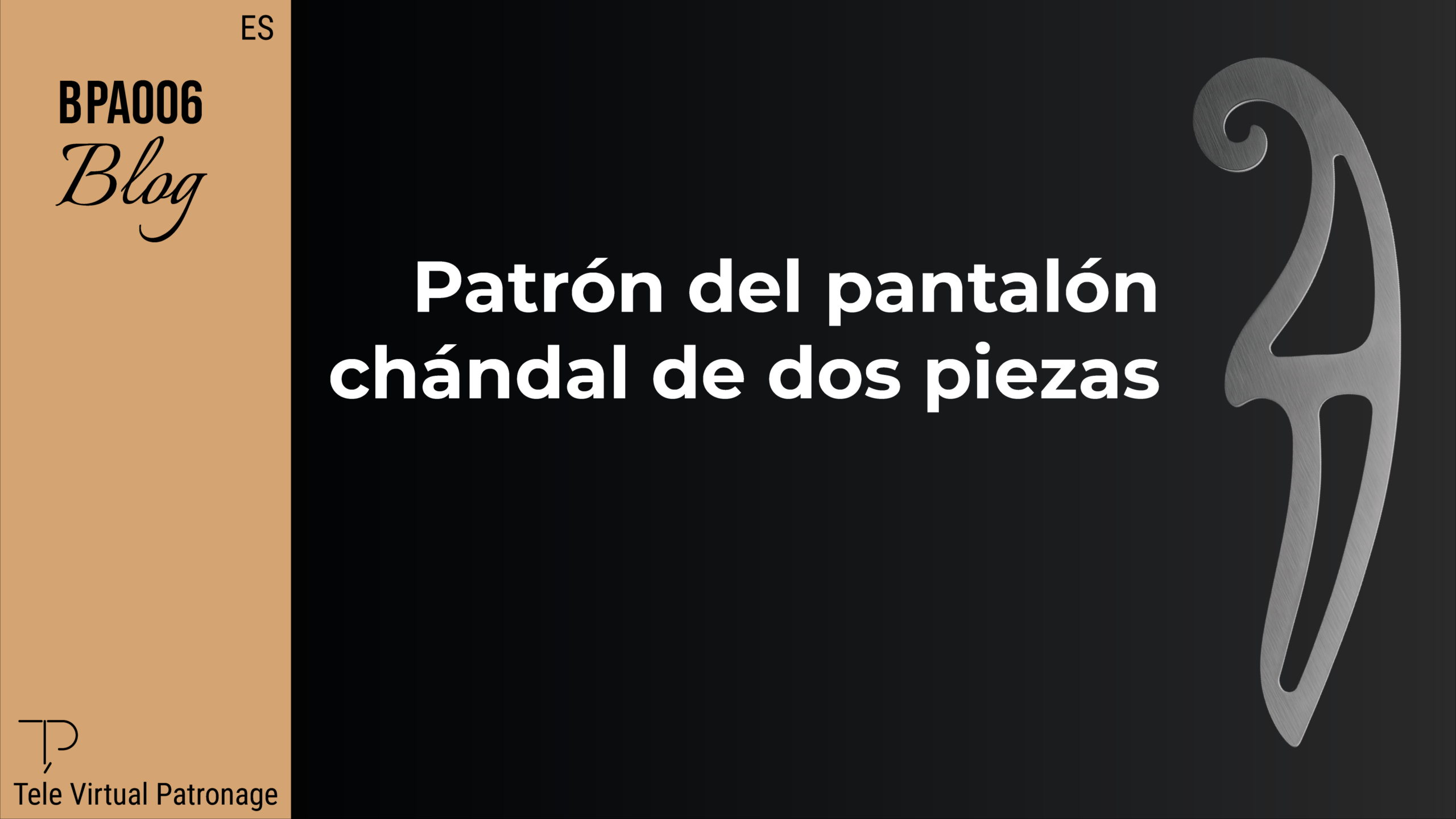 Portada del patrón del pantalón chándal de dos piezas