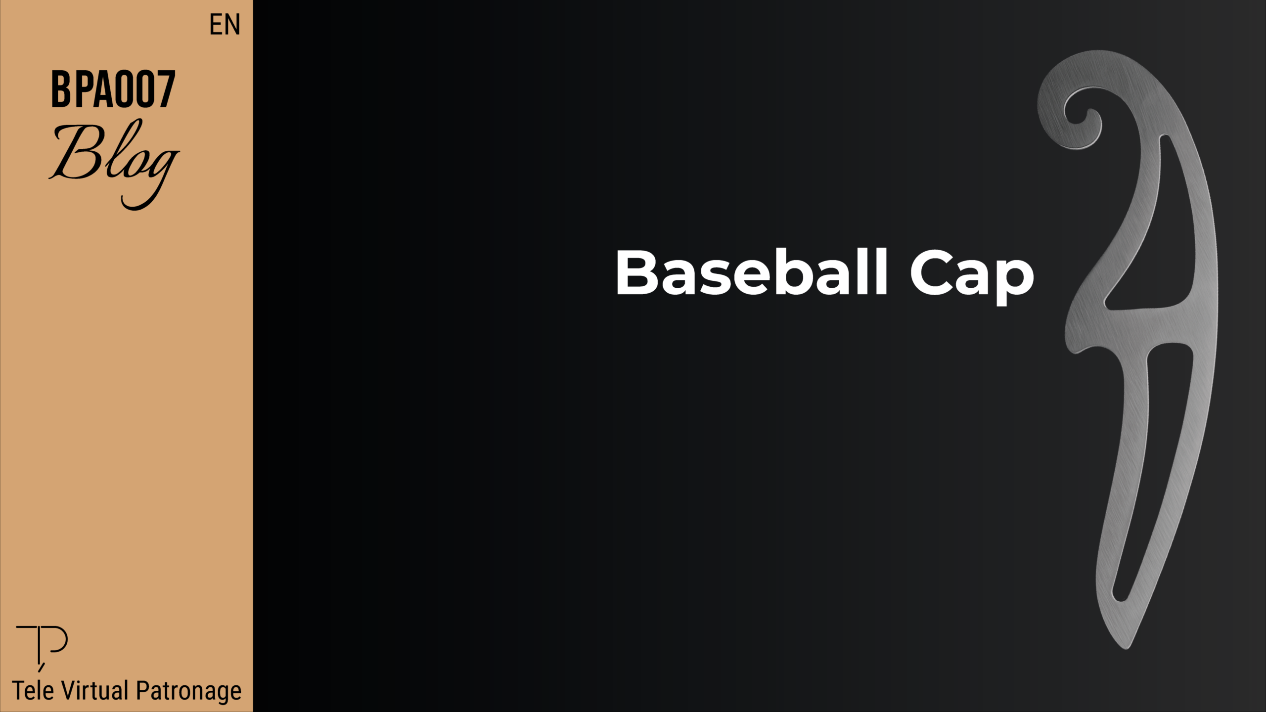 Cover image of the Baseball Cap post BPA007 by Tele Virtual Patronage