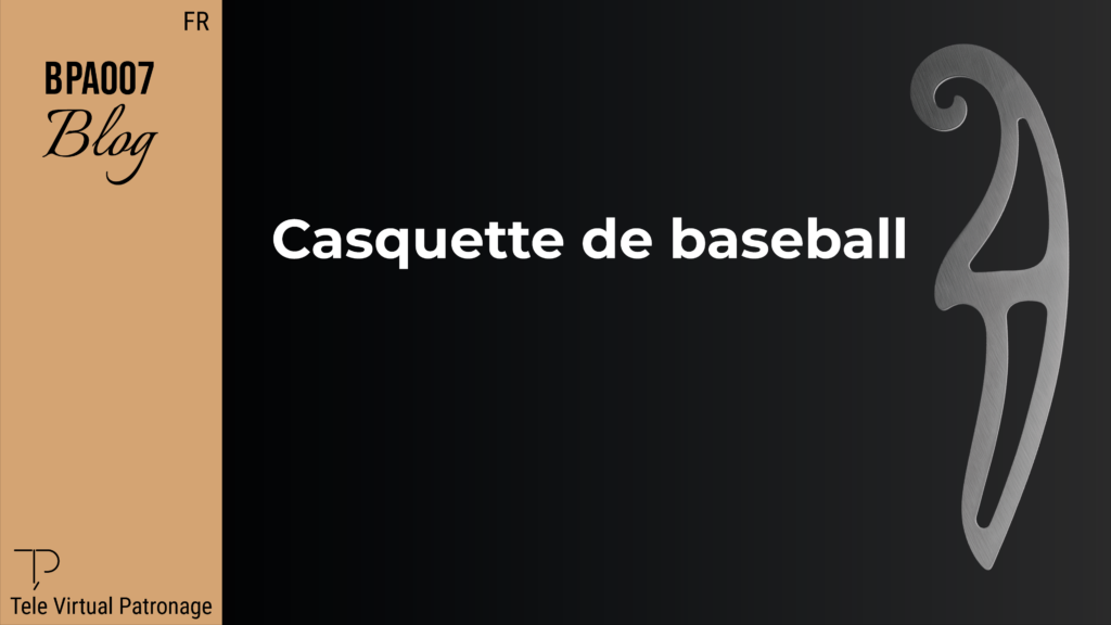 Image de couverture de l’article Casquette de baseball BPA007 par Tele Virtual Patronage