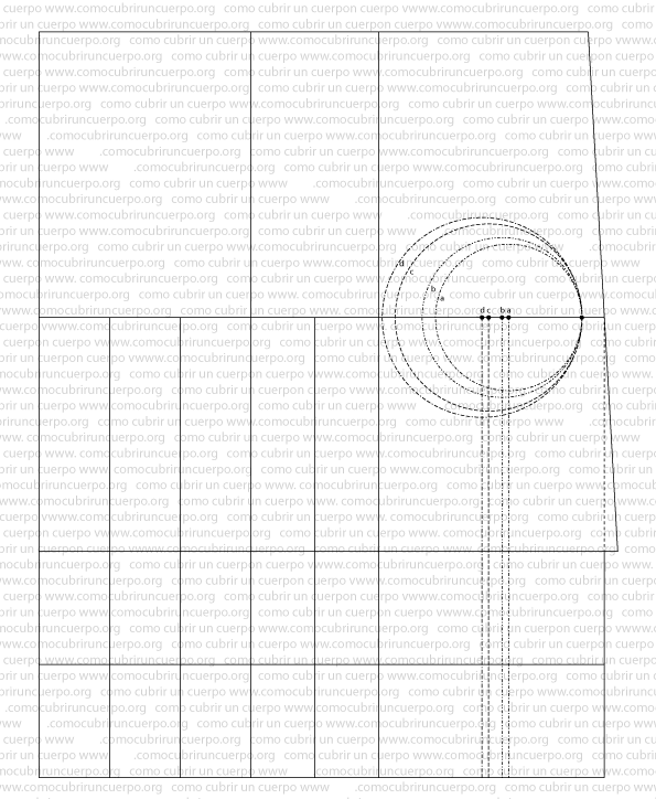 Trazado de las líneas de entalle de espalda equidistantes entre mitad espalda y costadillo y apertura de una nueva costura a mitad del costadillo en el patrón base del corsé.