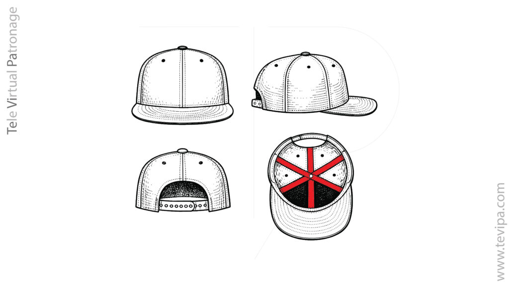 Cinta tapacosturas aplicada sobre las costuras interiores de los gajos