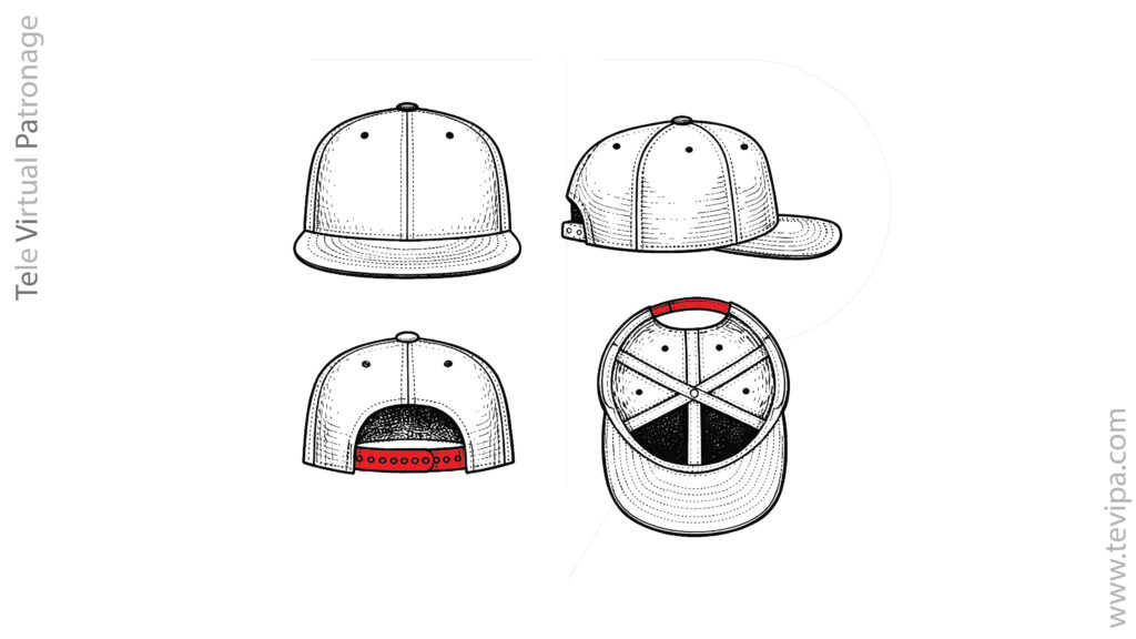 Ceñidor situado en la parte trasera de una gorra de béisbol