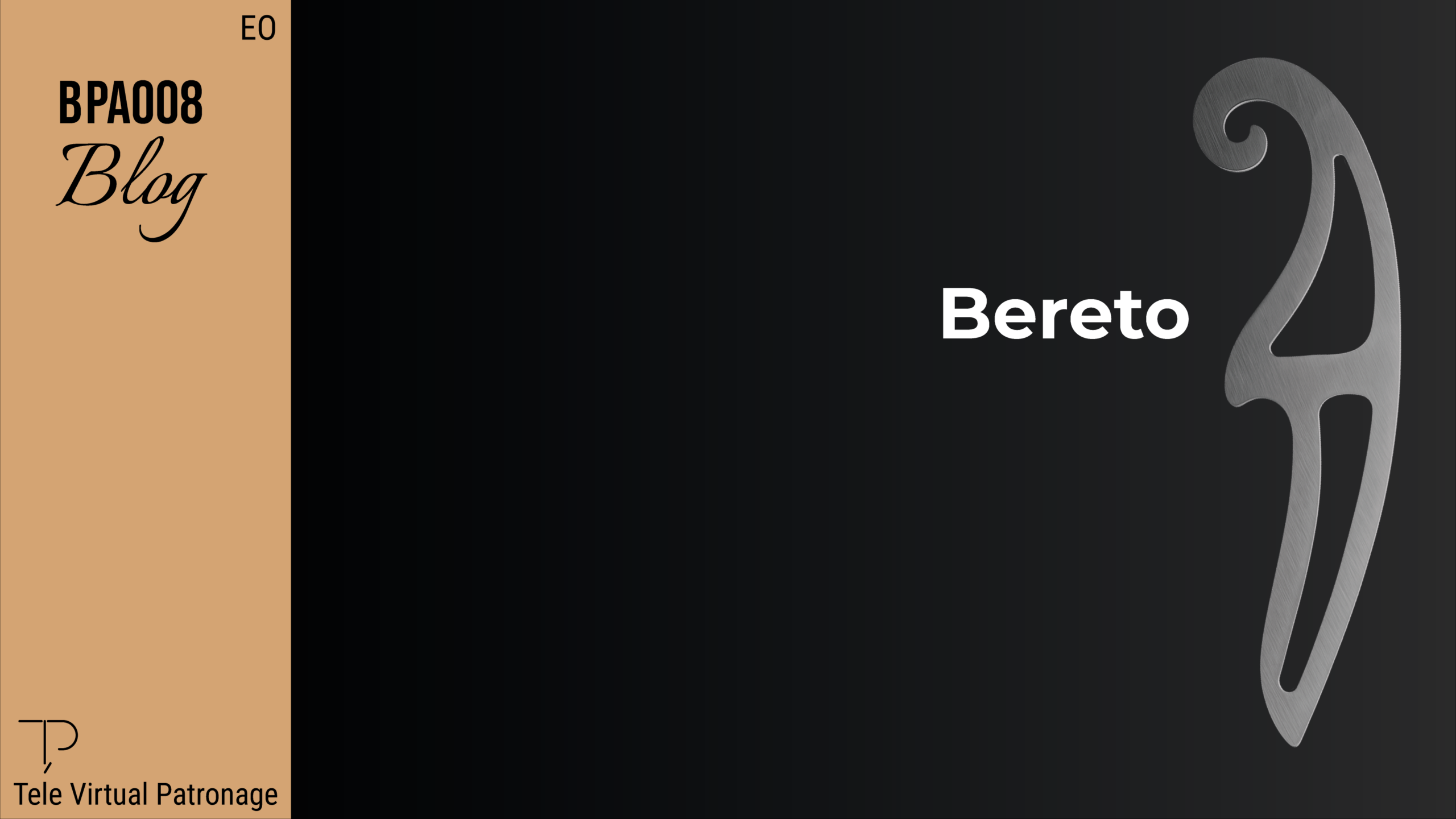 Bereto konstruita per parametra ŝablonfarada sistemo bazita sur geometriaj proporcioj.