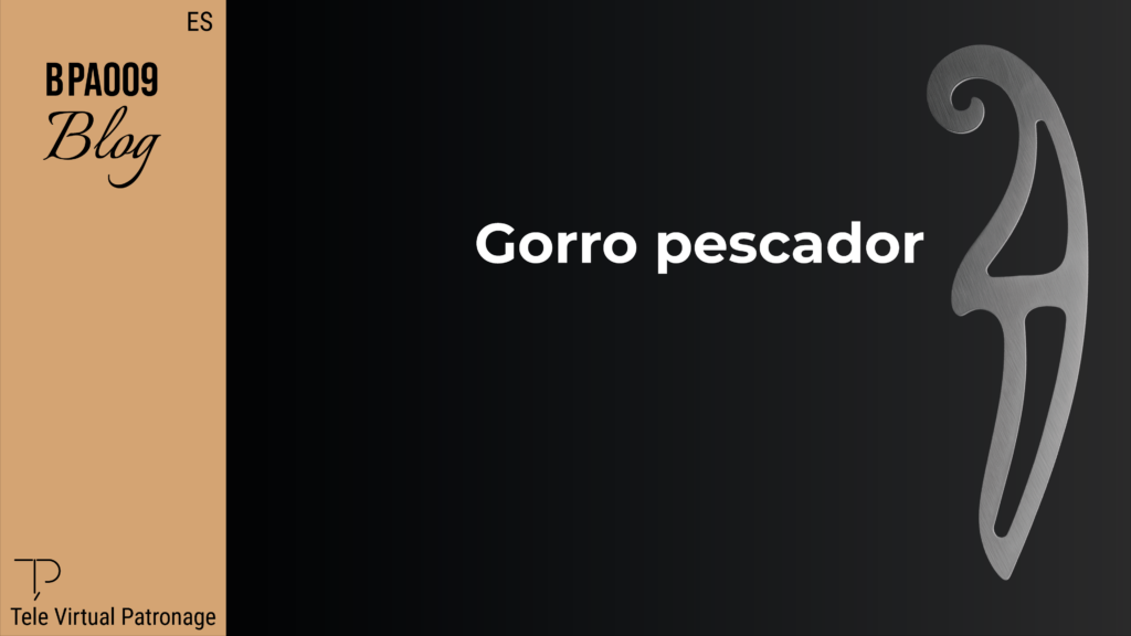 Gorro de pescador bucket hat patronaje sombreros Tele Virtual Patronage