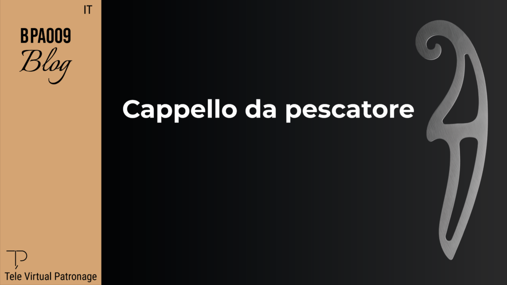 cappello da pescatore bucket hat cartamodello cappelli Tele Virtual Patronage