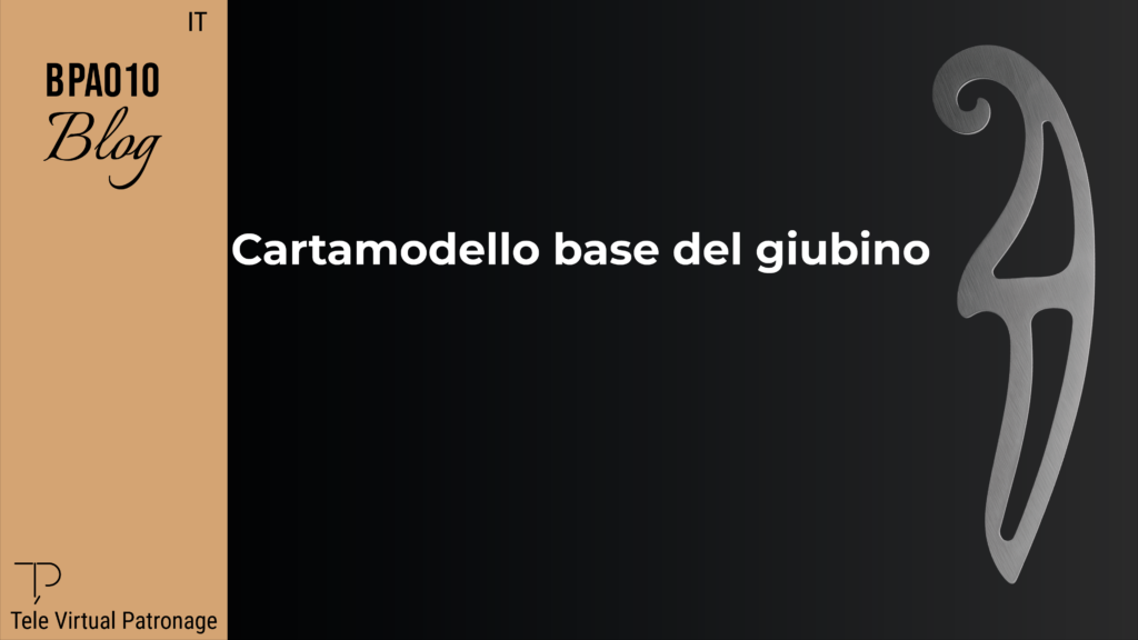 Cartamodello base del giubbino passo dopo passo con costruzione di corpo e manica