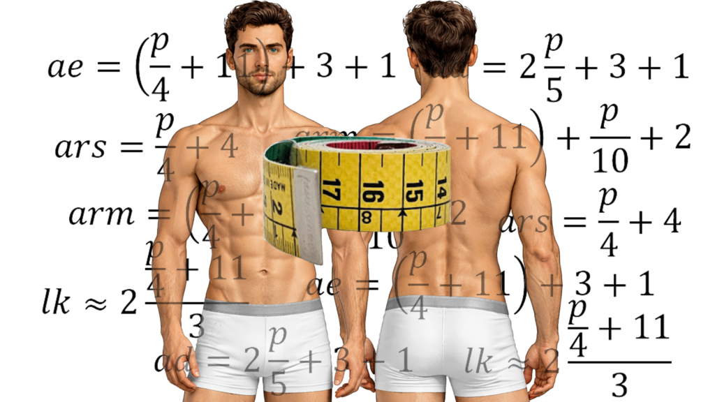 Medidas del cuerpo y fórmulas de patronaje para el patrón base de la cazadora