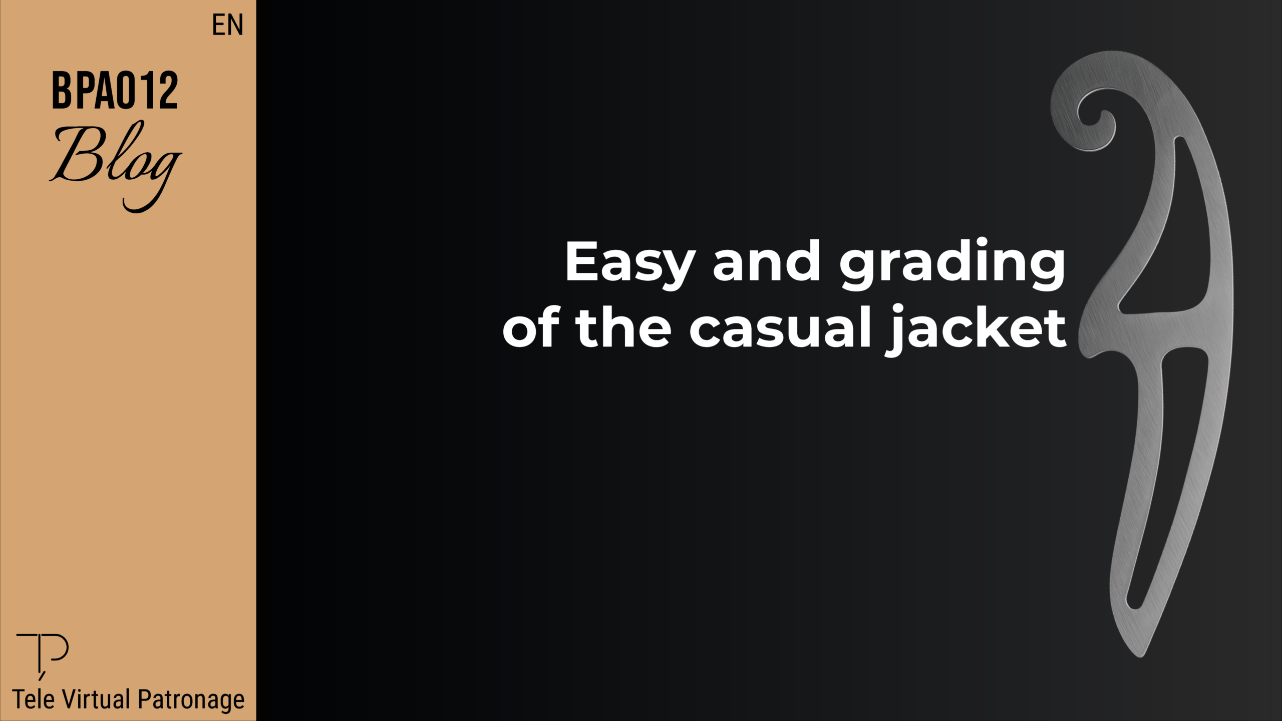 Cover image of the post about ease and grading of a casual jacket pattern