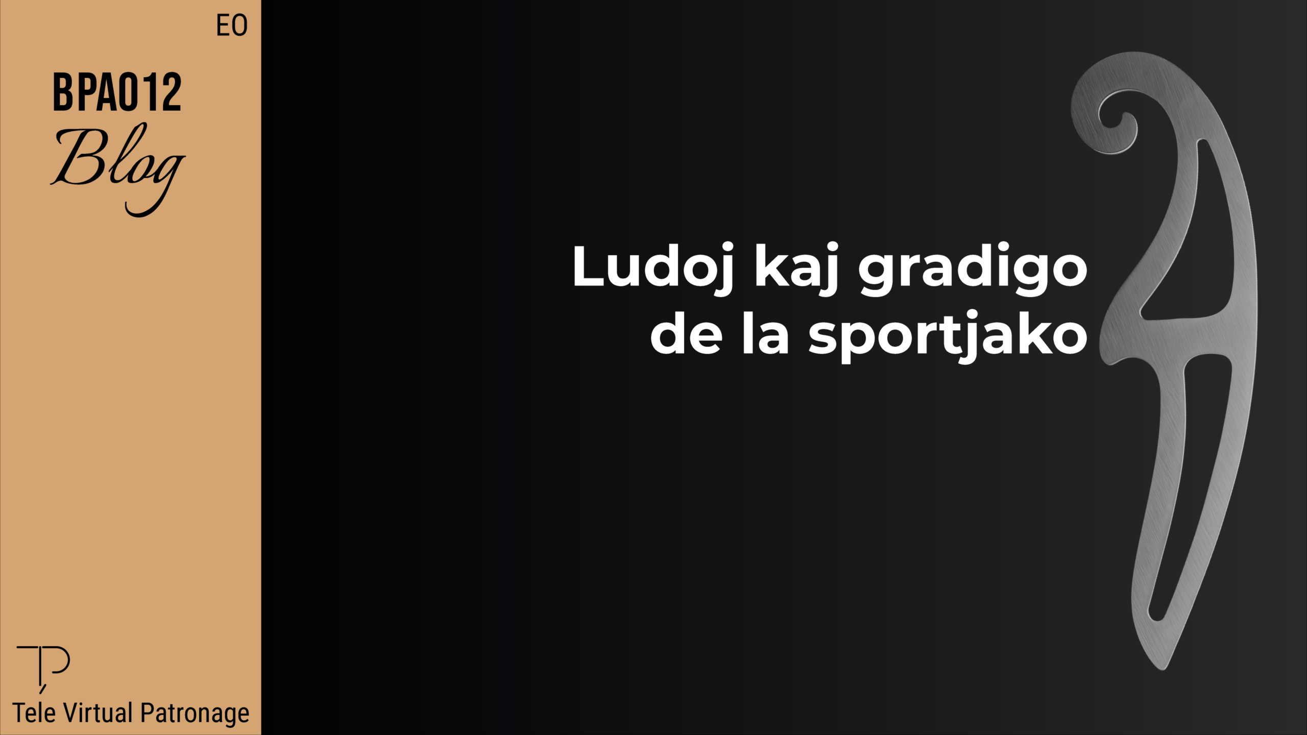 Kovrilbildo de artikolo pri ludo kaj gradigo de sportjaka ŝablono