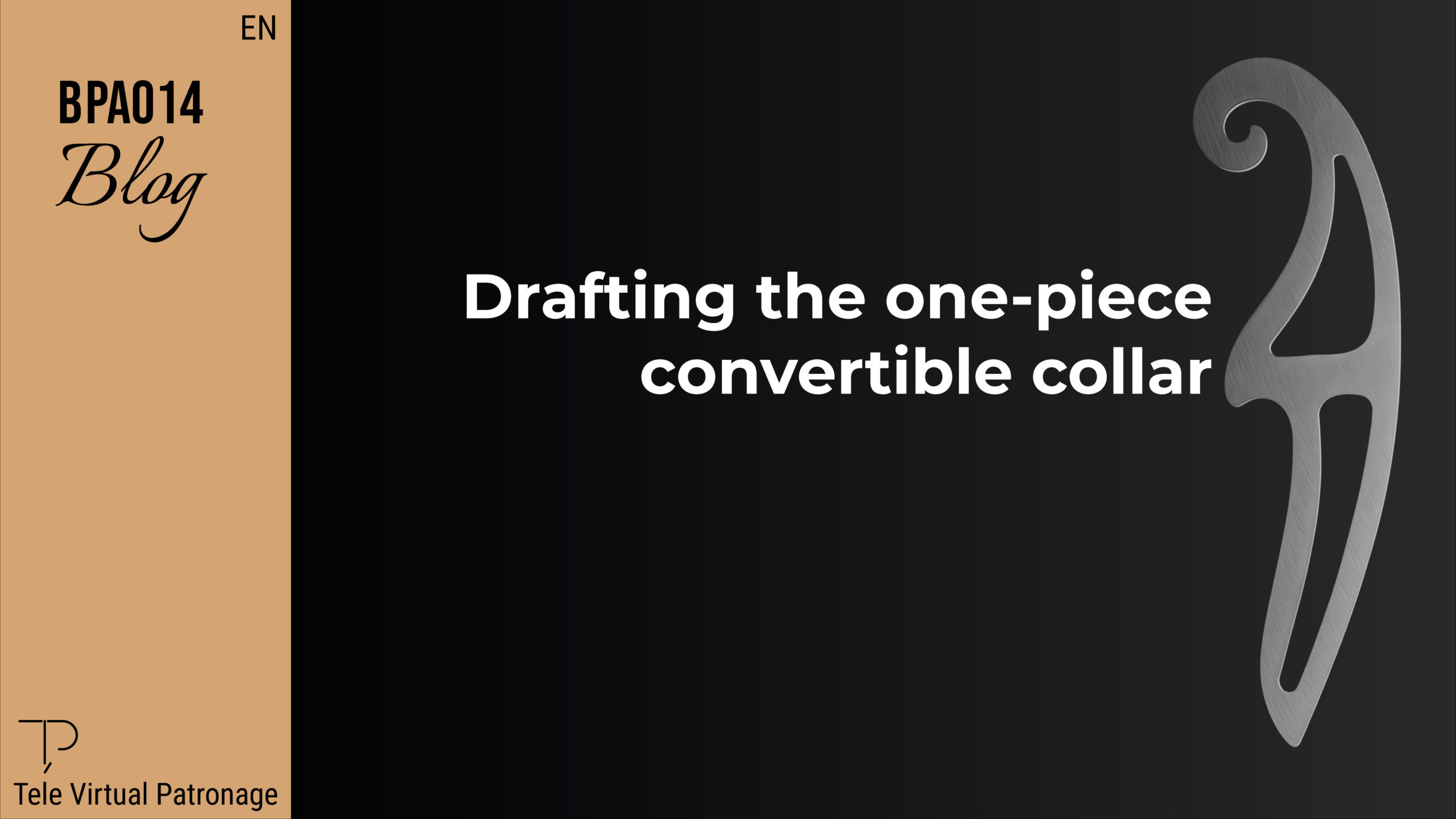 Cover image for drafting a one-piece transformable collar in patternmaking