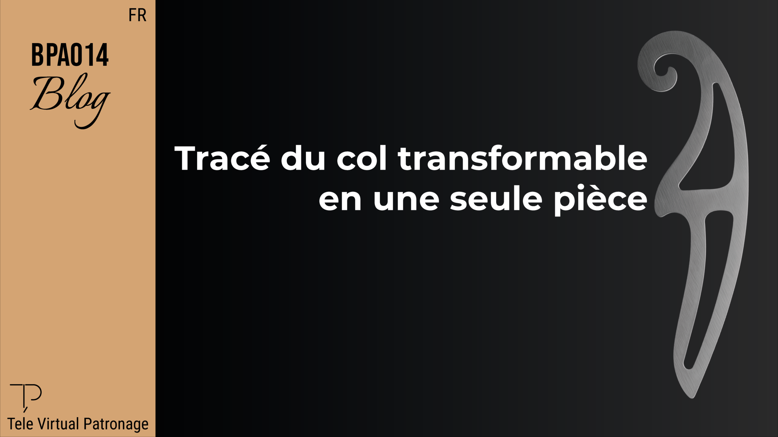 Image de couverture du tracé du col transformable en une pièce en patronage
