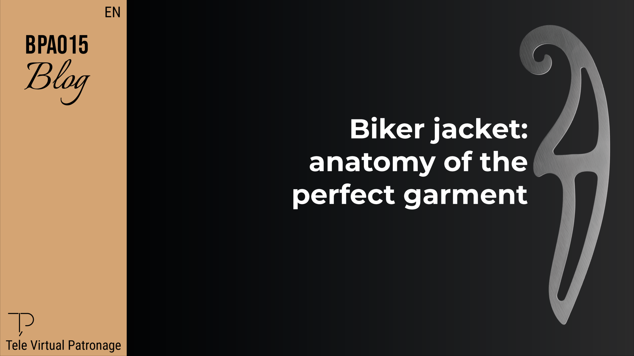 Cover image biker jacket anatomy of the perfect garment TEVIPA graphic design