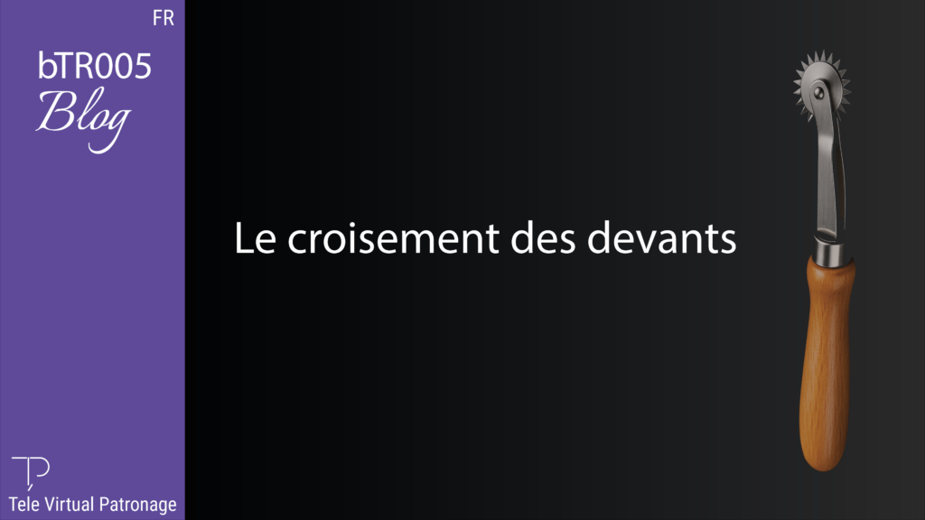 Couverture de l’article « Le croisement des devants » avec une roulette de modélisme sur fond noir.